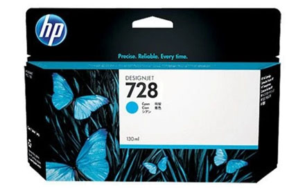 HP 728 Cyan - Cartucho de tinta - F9J67A