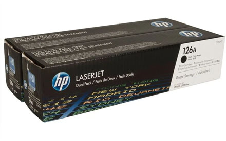 HP - Toner - CE310AD 126A Paquete Doble