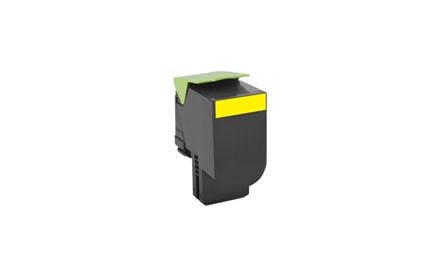 Lexmark 808HY - Alto rendimiento - amarillo cartucho de toner