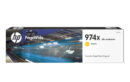 HP 974X Yellow Original PageWide Cartridge - Cartucho de tinta - L0S05AL