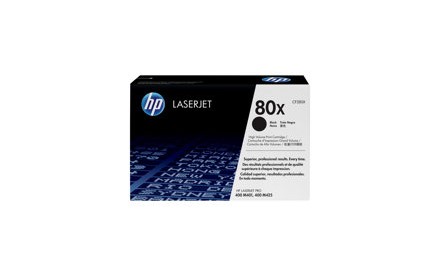 HP 80x - Alto rendimiento - negro cartucho de toner