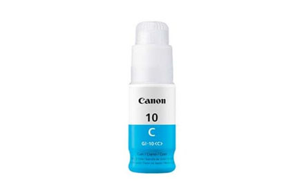 BOTELLA DE TINTA CANON GI-10C | 70ML | CYAN